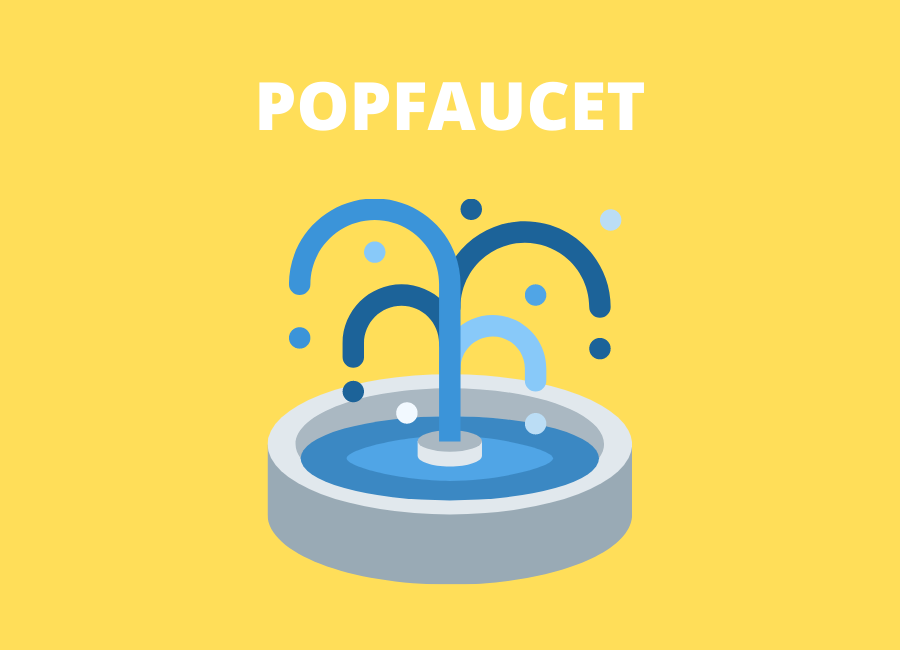 Pop faucet